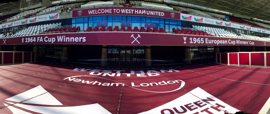 Retractable Canopy at West Ham Stadium