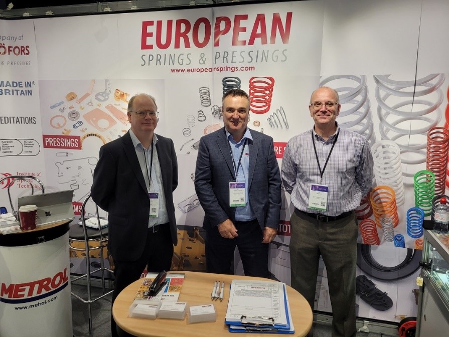 Team European Springs at an exhibition stand