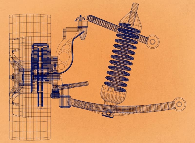 compression spring schematic